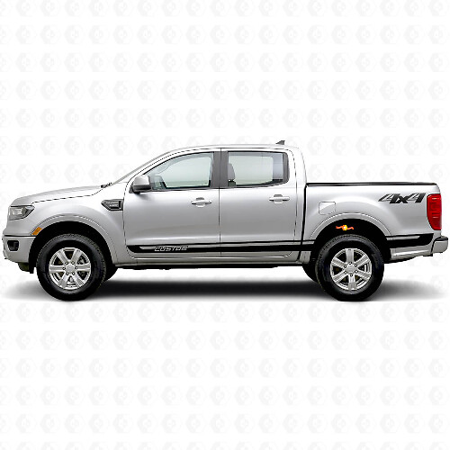 Kit di Adesivi in Vinile Personalizzati 4x4 per Fianchi per Musclecar Ranger Wildtrak