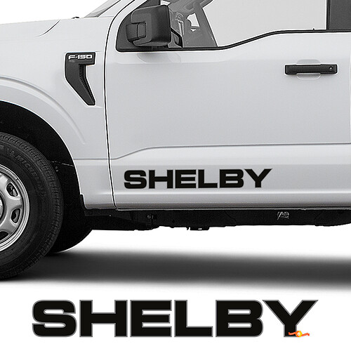 Porte laterali Shelby Super Snake Sport Decals per la Ford F-150
