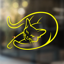 Adesivo in Vinile Universale Lying Cat_4
