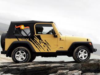 Jeep Wrangler (1999-2006) Kit di rivestimento in vinile personalizzato - Splash