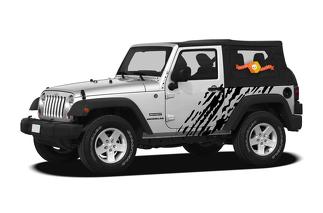 Jeep Wrangler (2007-2016) Kit di decalcomanie in vinile personalizzato per 2 porte - Splash