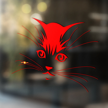 Adesivo Universale in Vinile con Faccia di Gatto Carina_2