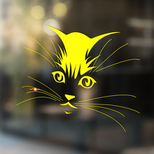 Adesivo Universale in Vinile con Faccia di Gatto Carina_4