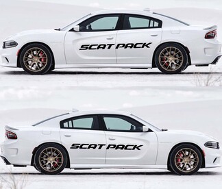 2X Dodge Charger Scat Pack decalcomanie Kit grafico in vinile 2011-2020 Scatpack
