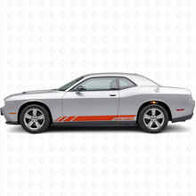 Adesivo Vinile Laterale con Strisce Stile Racing per Dodge Challenger 2009-2018_4