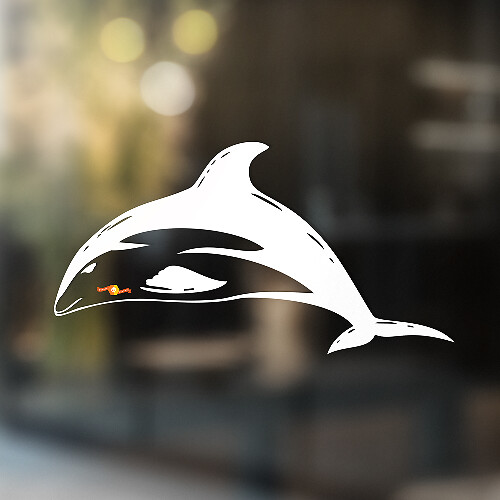 Adesivo in Vinile Universale Dolphin