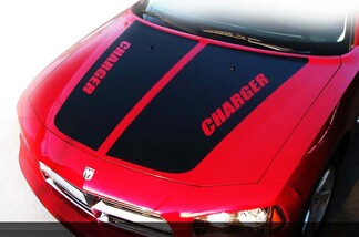 Dodge Charger Hood Stripes Decal Kit pretagliato 2006 2007 2008 2009 2010