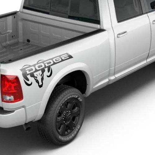 Adesivo in vinile con logo del marchio per il lato del letto per Dodge Ram 1500