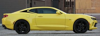 2 strisce per decalcomanie grafiche in vinile con accento montante posteriore per Camaro 2016-2018