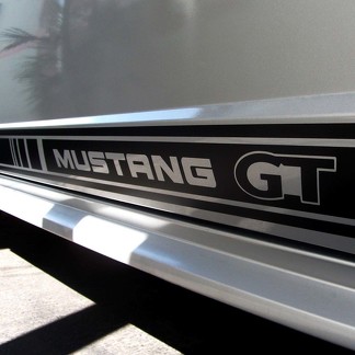Set di 2: decalcomania a strisce rocker con lettere Mustang GT modelli 1999-2020