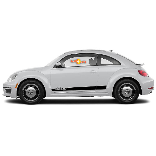 Adesivi in vinile a striscia laterale per Volkswagen Beetle 2011-2018