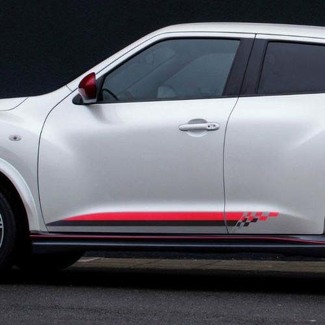 Nissan Juke decalcomania rocker stripes grafica laterale decalcomania pannello porta