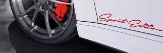 SPORT Edition Performance Sport Car Decal adesivo emblema logo ROSSO (Compatibilità: HONDA