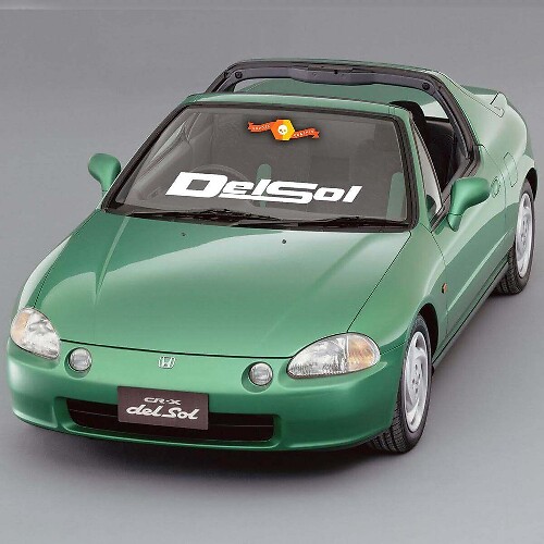 Adesivo in Vinile con Logo Del Sol per Parabrezza Honda Del Sol