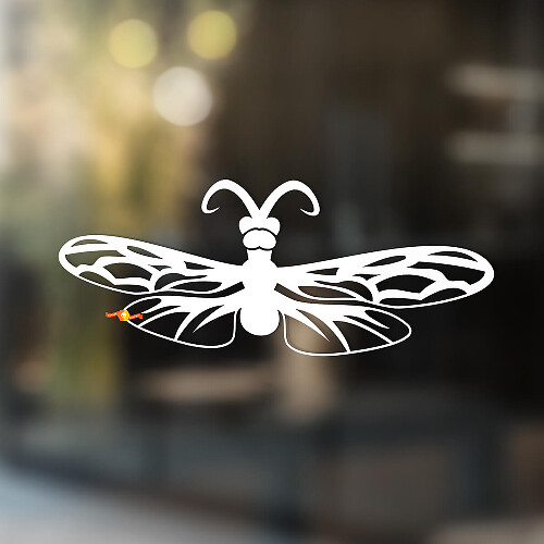 Adesivo Universale in Vinile Dragonfly_1