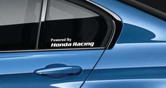 Powered By Honda Racing Decal Sticker logo Civic Type R Accord Coppia Integra