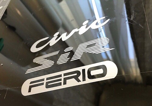 Set di Adesivi in Vinile SiR Ferio per Honda Civic