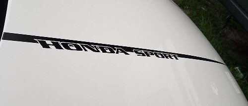 Adesivo in Vinile Sottile a Strisce Sportive per Cofano Honda Accord 2018