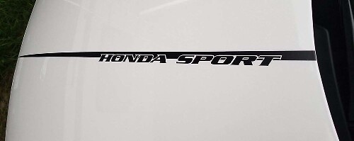 Adesivo in vinile con striscia sportiva per cofano Honda per Honda Accord 2018