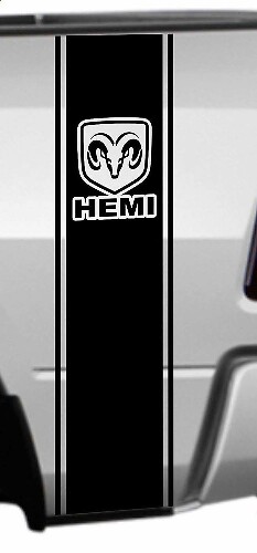 Kit decal retro cabina RAM HEMI per Dodge Ram 1500 2500 3500