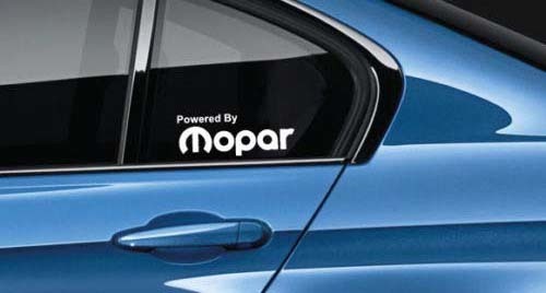Powered By Mopar Decal Sticker logo dodge ram Hemi R/T Nascar SS USA Coppia