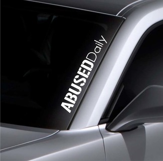 Adesivo per parabrezza quotidiano abusato Banner Adesivo per paraurti in vinile con decalcomania per Mazda BMW