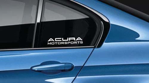 Adesivo in vinile per finestrino laterale Acura Motorsports