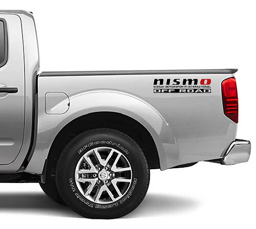 Coppia di Adesivi in Vinile Nismo Style Off Road per il Fianco del Cassone Nissan Frontier