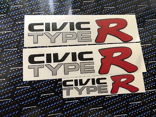 Kit Adesivi in Vinile Stile Civic Type R per Honda Civic EK9