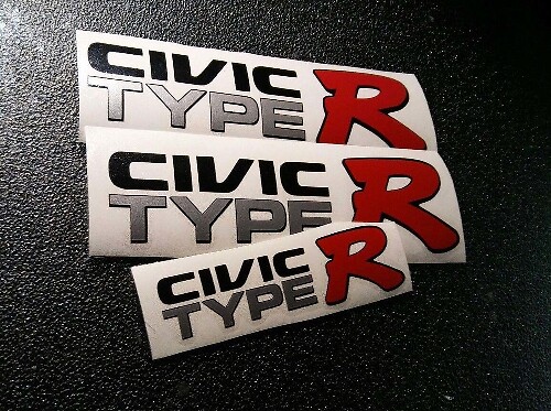 Set Adesivi in Vinile Stile Civic Type R per Honda Civic EK9