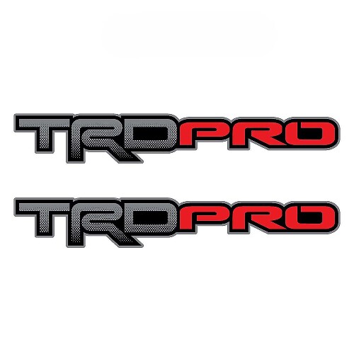 Adesivo in Vinile Universale con Logo TRD Pro per Toyota Tacoma