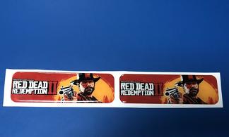 Decalcomanie a cupola Red Dead Redemption 2 emblemi Adesivi per laptop bici per auto