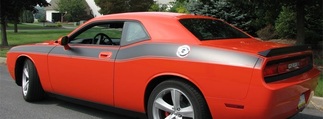 Dal 2008 in poi Dodge Challenger Kit strisce laterali sulla linea superiore del corpo a tutta lunghezza