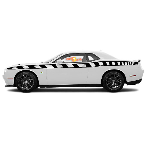 Kit strisce laterali stile Dodge Challenger Drop Top dal 2008 in poi