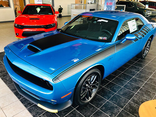 Kit di adesivi per strisce laterali Dodge Challenger 