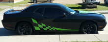 2008 e oltre Dodge Challenger Side Accent Flag Stripe Kit 2