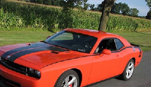 Kit strisce laterali Dodge Challenger Hockey Bodyline dal 2008 in poi