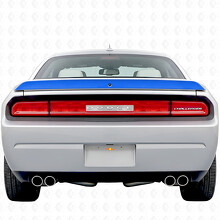 Adesivo vinilico decorativo Blackout Stripe Spoiler per bagagliaio Dodge Challenger 2008-2014_2