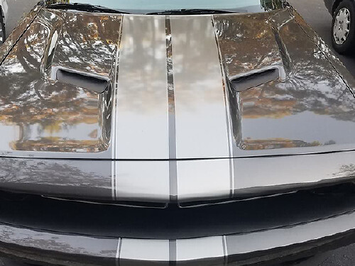 Kit di Adesivi con Strisce Rally Stile 16 Pezzi per Dodge Challenger 2015 e Successivi