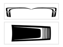 Dodge Challenger CUDA STROBE Stripe: decalcomanie sul cofano e striscia grafica laterale in vinile per 2008-2019 2