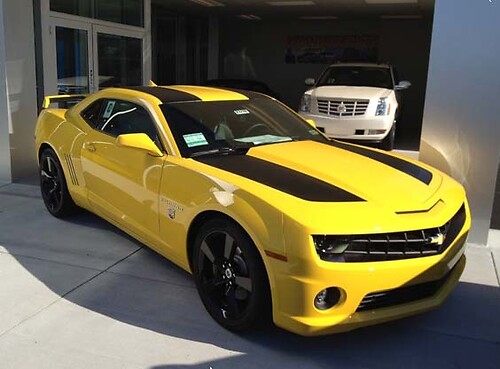 Kit strisce da rally Chevrolet Camaro Transformer 3 Style 2010 con griglia inferiore oscurante
