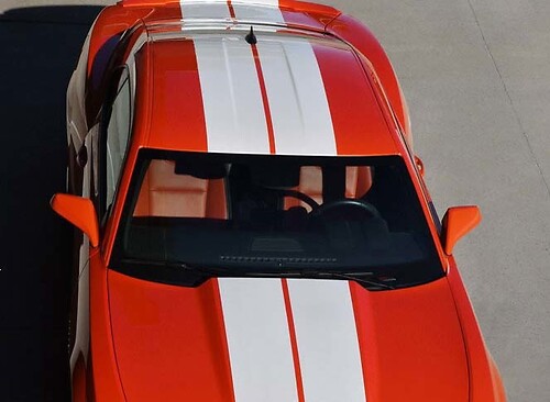 Kit strisce da rally stile Chevrolet Camaro Pace dal 2010 in poi
