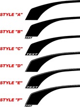 2010-2015 Chevrolet Camaro Retro Style Hockey Strisce laterali
 2