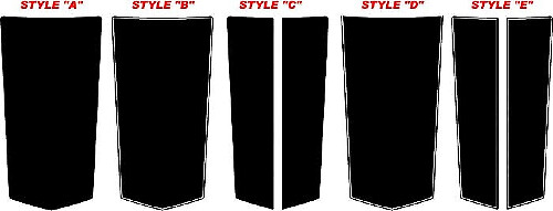 Adesivo in Vinile a Fascia Centrale per Cofano per Chevrolet Camaro LS/LT/SS 2010+