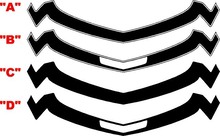 2010-2013 Chevrolet Camaro 68' Style Naso/Striscia di accento sulla fascia
 2
