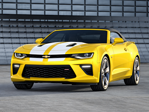 Convertible Factory Style Twin Rally Stripe Kit — Adesivo in vinile (cofano, baule, spoiler posteriore) per Chevrolet Camaro SS 2016-2024