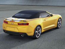 2016 e successivi Chevrolet Camaro SS decappottabile Factory Style Twin Rally strisce sul cofano, sul bagagliaio e sullo spoiler
 3