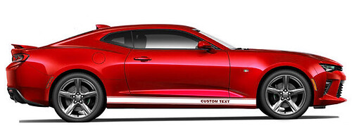 Decalcomanie a strisce del pannello a bilanciere per Chevrolet Camaro
