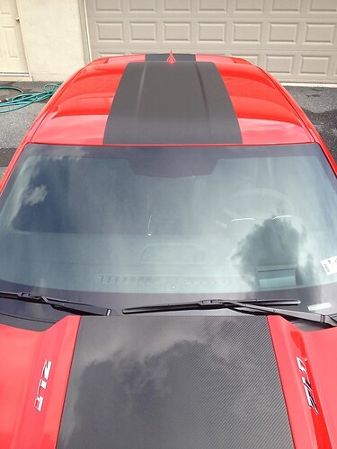 ZL1 Style Broad Center Stripe Kit — Adesivo in vinile (cofano, tetto, baule, spoiler posteriore) per Chevrolet Camaro 2010-2024