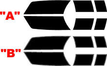 Kit strisce da rally stile cofano esterno Chevrolet Camaro 2010
 2